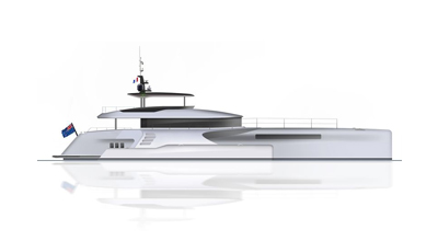 Motor yacht – Power trimaran 108′