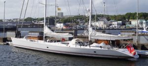 Mari Cha III refit - ponton Concarneau