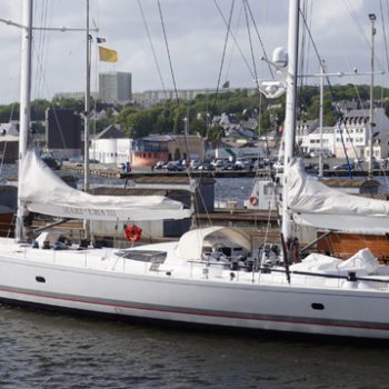 Mari Cha III refit - ponton Concarneau