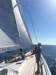 Mari Cha III refit - Concarneau