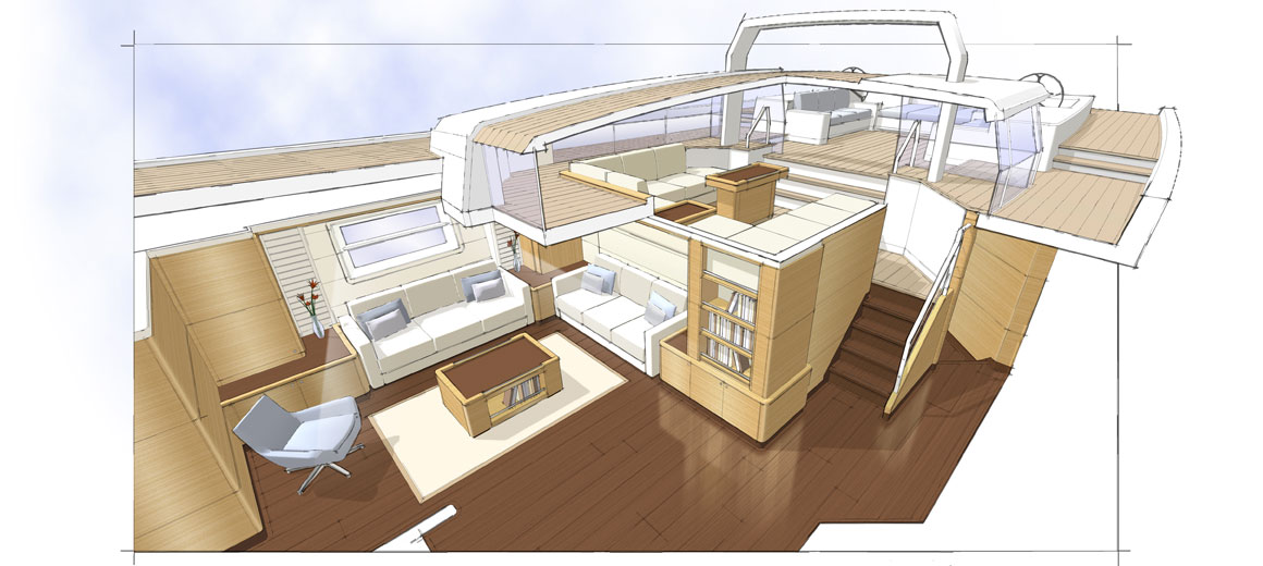 Modern ketch - JFA Yachts - Rhoades Young Design