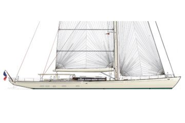 Sloop Classique – Sailing yacht 125′ – Aluminium